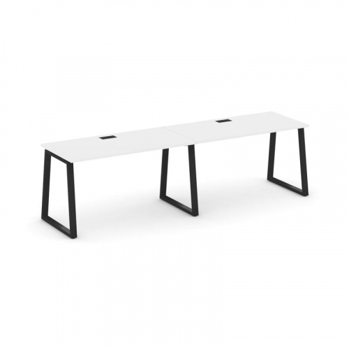 Style Project Рабочая станция 1 сторон. SN-6T1.ORS-002 Акация Лорка/Металл Антрацит/Заглушка Пластик фото 7