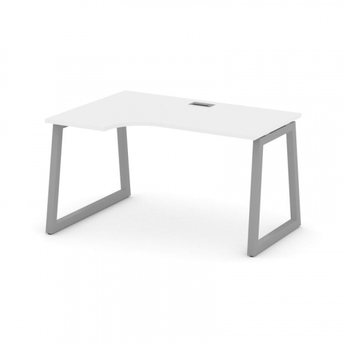 Style Project Стол рабочий эргоном. SN-5T1.SPA-001(L) Акация Лорка/Металл Антрацит/Заглушка Пластик фото 16