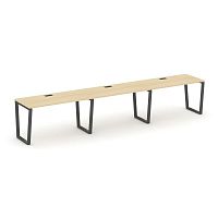 Style Project Рабочая станция 1 сторон. SN-6T2.ORS-044 Акация Лорка/Металл Антрацит/Заглушка Пластик