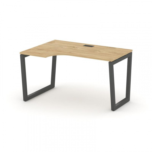 Style Project Стол рабочий эргоном. SN-5T2.SPA-012(L) Акация Лорка/Металл Антрацит/Заглушка Пластик фото 22