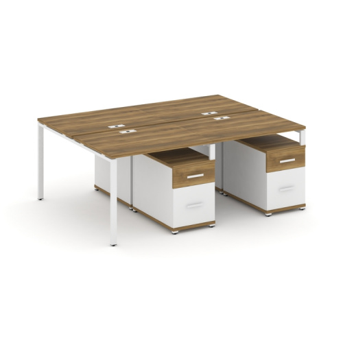 Бенч-система на 4 места с 2 опорными тумбами Concept CN.DRS-321 фото 8