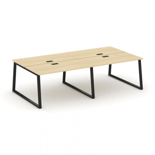 Style Project Рабочая станция 2-х сторон. SN-6T1.DRS-031 Акация Лорка/Металл Антрацит/Заглушка Пласт фото 8