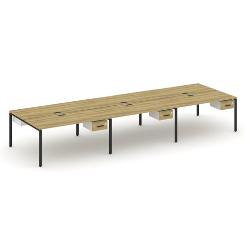 Бенч-система на 6 мест с подвесными тумбами Concept CN.DRS-152 фото 6