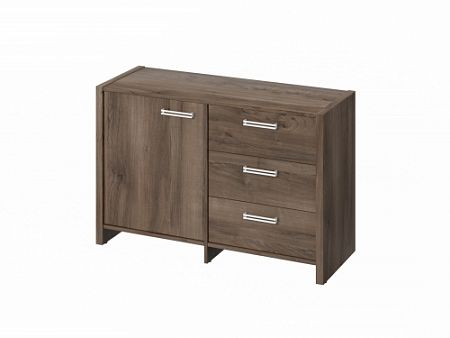 Тумба двухсекционная FI-12-01.D. Орех Пацифик Табак