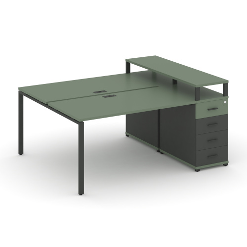 Бенч-система с 1 опорной тумбой Concept CN.DRS-409 фото 2