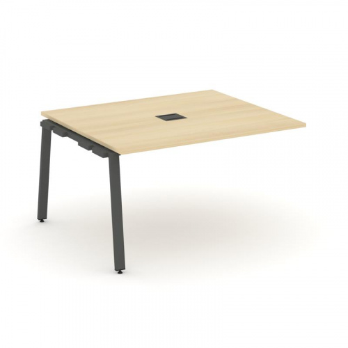 Style Project Проходной наб. элем. перег. стола SN-6A.NSPRG-034 Дуб Наварра/Металл Белый 1580*1180*7 фото 17