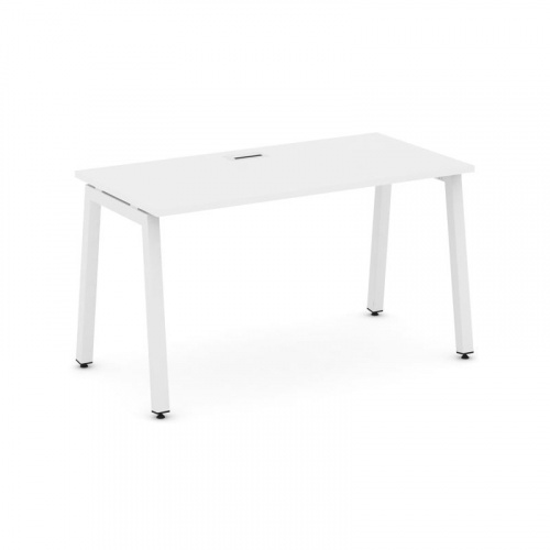 Style Project Стол письменный SN-5A.SP-021 Тиквуд Светлый/Металл Белый 980*800*750 фото 20