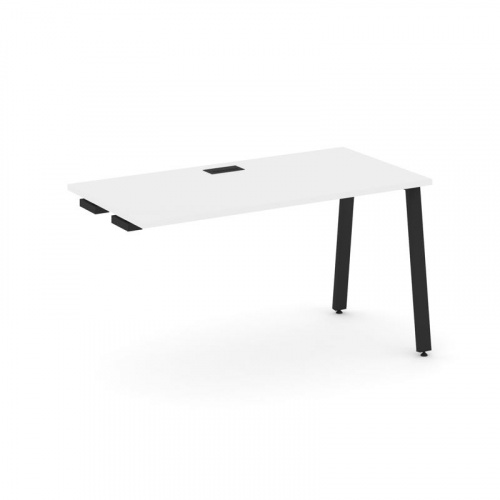 Style Project Стол-приставка к опор. элем. SN-6A.OPRS-013 Дуб Табак/Металл Белый 1380*700*750 фото 3