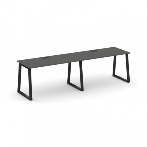 Style Project Рабочая станция 1 сторон. SN-6T1.ORS-002 Акация Лорка/Металл Антрацит/Заглушка Пластик фото 5