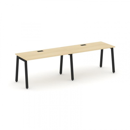 Style Project Рабочая станция 1 сторон. SN-5A.ORS-013 Тиквуд Светлый/Металл Антрацит 2760*700*750 фото 13