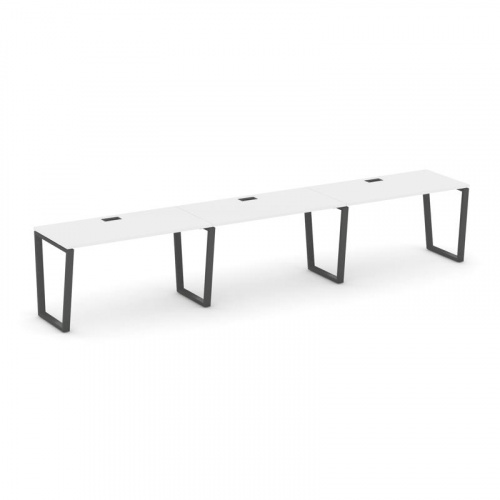 Style Project Рабочая станция 1 сторон. SN-6T2.ORS-044 Акация Лорка/Металл Антрацит/Заглушка Пластик фото 26