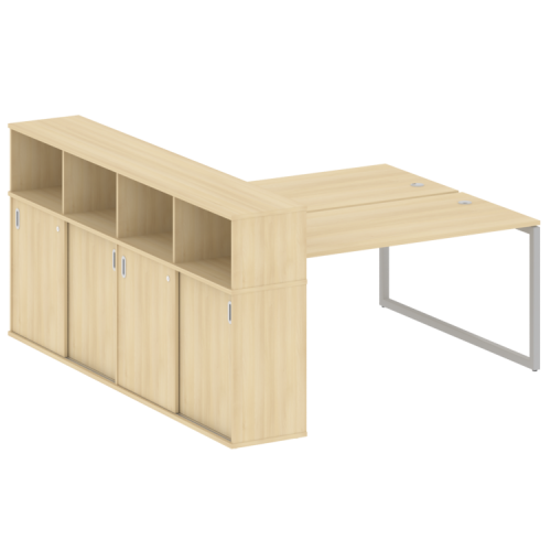 Бенч-система с шкафом-купе на О-обр. м/к Metal System Quattro 40БО.РС-СШК-4.4 фото 8 Бенч-система с шкафом-купе на О-обр. м/к Metal System Quattro 40БО.РС-СШК-4.4 фото 8