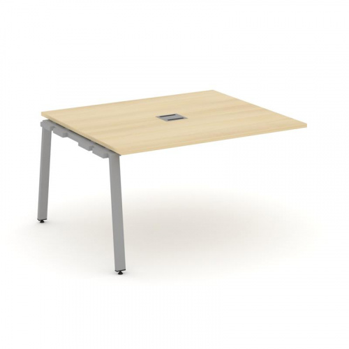 Style Project Проходной наб. элем. перег. стола SN-6A.NSPRG-034 Дуб Наварра/Металл Белый 1580*1180*7 фото 16