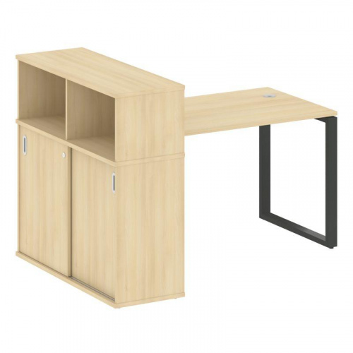 Стол письменный с шкафом-купе на О-обр. м/к Metal System БО.РС-СШК-3.2 фото 7 Стол письменный с шкафом-купе на О-обр. м/к Metal System БО.РС-СШК-3.2 фото 7