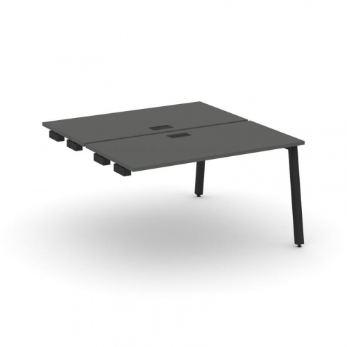 Style Project Стол-приставка к опор. элем. SN-5A.DPRS-003 Дуб Табак/Металл Белый 1380*1232*750 фото 4