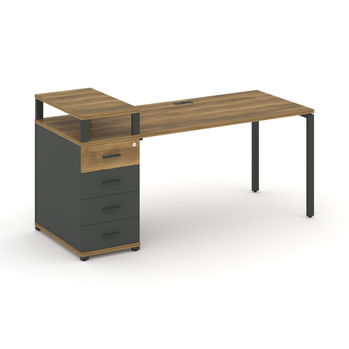 Стол офисный с опорной тумбой Concept CN.SP-411