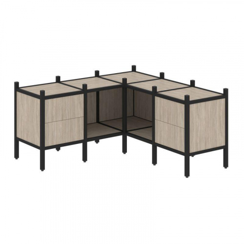 Стеллаж офисный угловой Loft VR.L-27 фото 3 Стеллаж офисный угловой Loft VR.L-27 фото 3