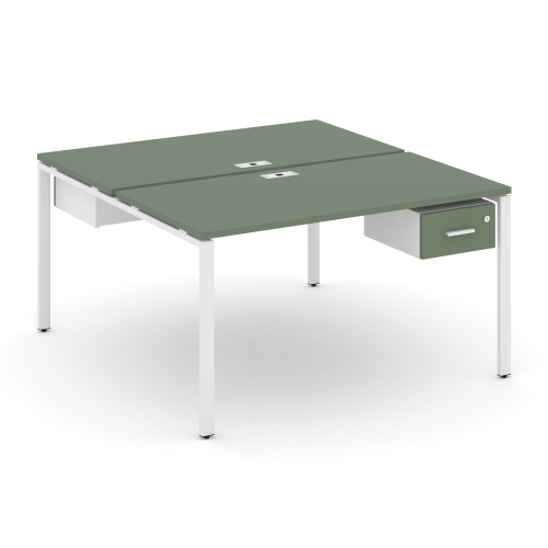 Бенч-система на 2 места с подвесными тумбами Concept CN.DRS-112 фото 5