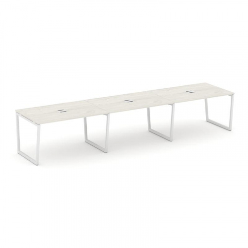 Style Project Стол переговорный SN-4T2.SPRG-021 Акация Лорка/Металл Антрацит/Заглушка Металл Антраци фото 12