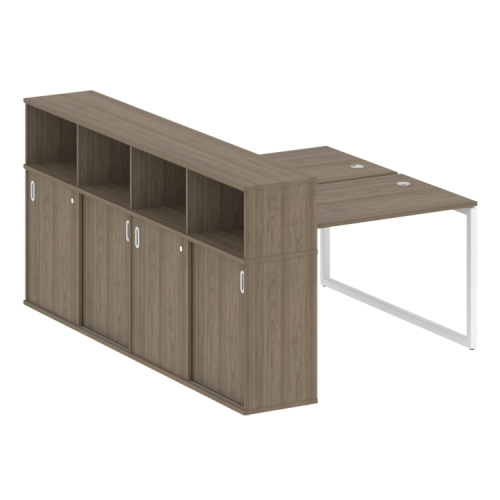 Бенч-система с шкафом-купе на О-обр. м/к Metal System Quattro 40БО.РС-СШК-4.2 Бенч-система с шкафом-купе на О-обр. м/к Metal System Quattro 40БО.РС-СШК-4.2