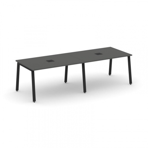 Style Project Стол переговорный SN-6A.SPRG-013 Дуб Наварра/Металл Антрацит 2760*980*750 фото 10