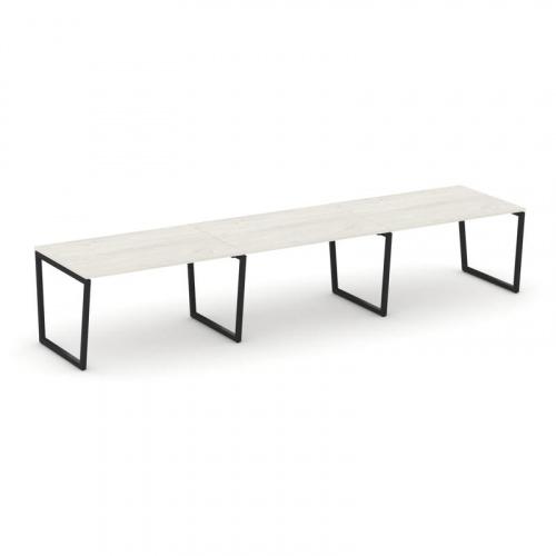 Style Project Стол переговорный SN-4T2.SPRG-022.3 Акация Лорка/Металл Антрацит 3540*980*750 фото 4