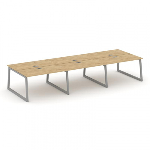 Style Project Рабочая станция 2-х сторон. SN-5T1.DRS-071 Акация Лорка/Металл Антрацит/Заглушка Пласт фото 2