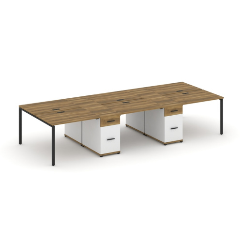 Бенч-система на 6 мест с 2 опорными тумбами Concept CN.DRS-453 фото 7