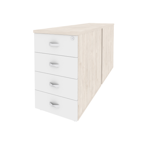 Тумба двойная приставная Onix O.TPO-2.7