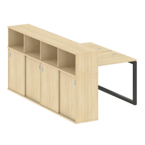 Бенч-система с шкафом-купе на О-обр. м/к Metal System Quattro 50БО.РС-СШК-4.1 фото 14