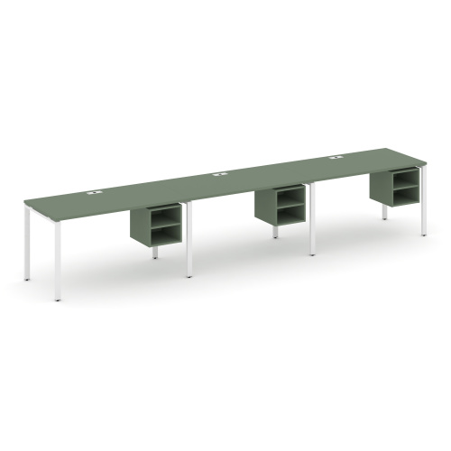 Бенч-система на 3 места с подвесными тумбами Concept CN.ORS-127