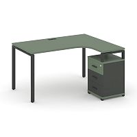 Стол эргономичный с опорной тумбой Concept CN.SA-305(R)