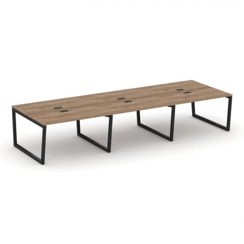 Style Project Рабочая станция 2-х сторон. SN-5T2.DRS-081 Акация Лорка/Металл Антрацит/Заглушка Пласт фото 4