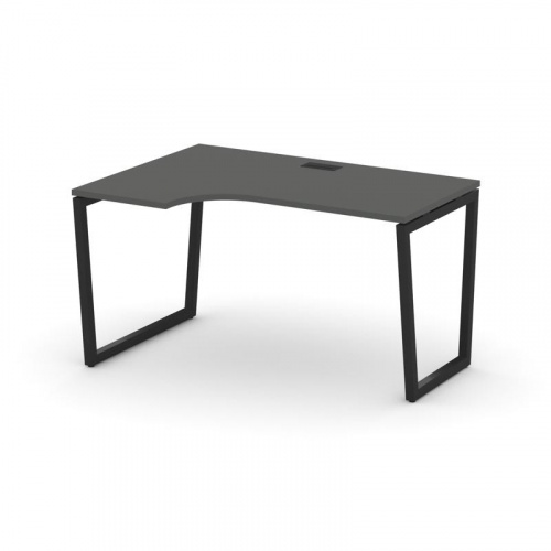 Style Project Стол рабочий эргоном. SN-4T2.SPA-011(L) Акация Лорка/Металл Антрацит/Заглушка Пластик фото 4