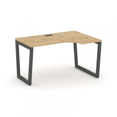Style Project Стол рабочий эргоном. SN-5T2.SPA-022(R) Акация Лорка/Металл Антрацит/Заглушка Пластик фото 22