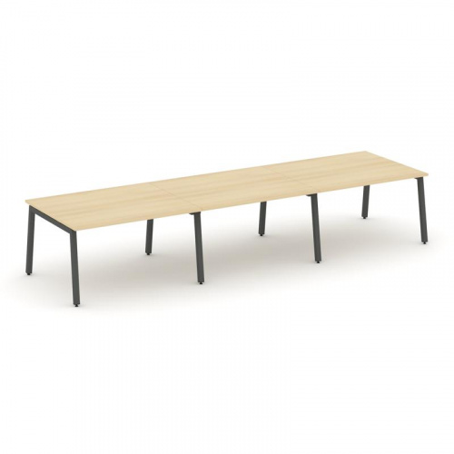 Style Project Стол переговорный SN-5A.SPRG-053.3 Тиквуд Светлый/Металл Антрацит 4410*1180*750 фото 24