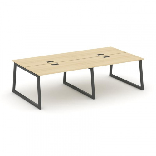 Style Project Рабочая станция 2-х сторон. SN-5T1.DRS-051 Акация Лорка/Металл Антрацит/Заглушка Пласт фото 28