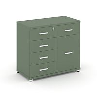 Тумба приставная с 5 ящиками Concept CN.TSP-016 W