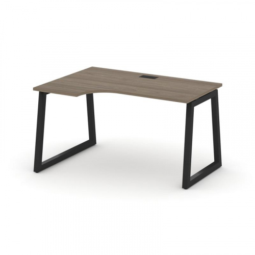 Style Project Стол рабочий эргоном. SN-5T1.SPA-001(L) Акация Лорка/Металл Антрацит/Заглушка Пластик фото 4