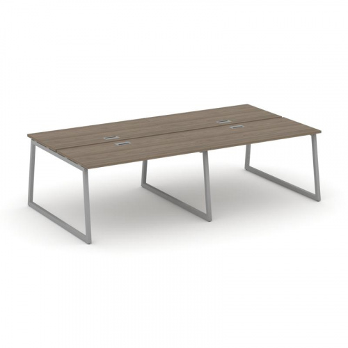 Style Project Рабочая станция 2-х сторон. SN-4T1.DRS-053 Акация Лорка/Металл Антрацит/Заглушка Пласт фото 19