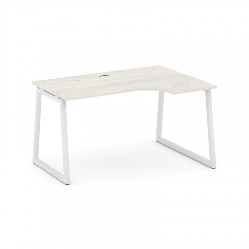 Style Project Стол рабочий эргоном. SN-4T1.SPA-022(R) Акация Лорка/Металл Антрацит/Заглушка Пластик фото 18