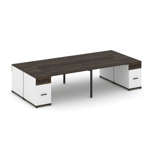 Бенч-система на 4 места с 2 опорными тумбами Concept CN.DRS-430 фото 9