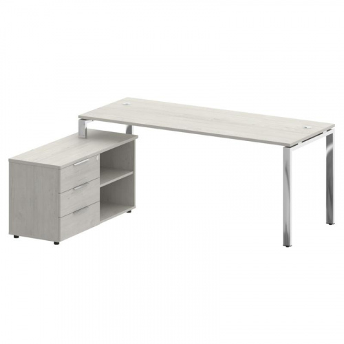 Стол руководителя с тумбой Metal System Direct БГ.СРТ-5.7 (L) фото 5