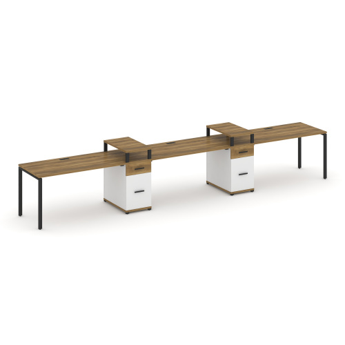 Бенч-система на 3 места с 2 опорными тумбами Concept CN.ORS-455 фото 7