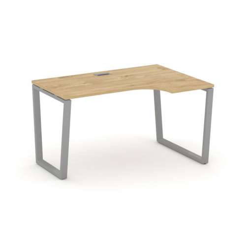 Style Project Стол рабочий эргоном. SN-6T2.SPA-002(R) Акация Лорка/Металл Антрацит/Заглушка Пластик фото 2