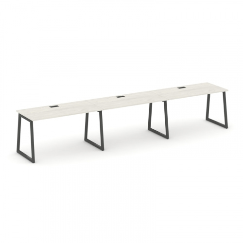 Style Project Рабочая станция 1 сторон. SN-4T1.ORS-041 Акация Лорка/Металл Антрацит/Заглушка Пластик фото 9