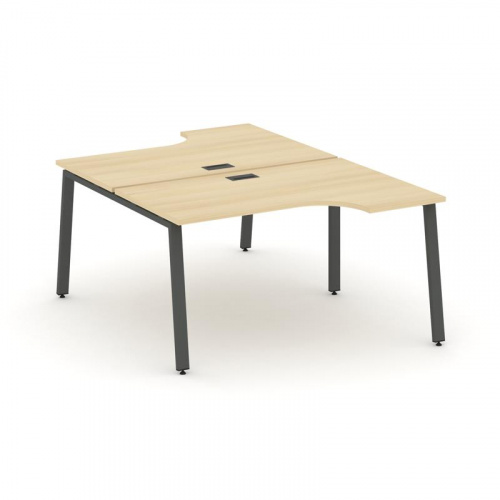 Style Project Рабочая станция эргоном. SN-6A.DRPA-012 Вяз Благородный/Металл Белый 1580*1432/1992*75 фото 24