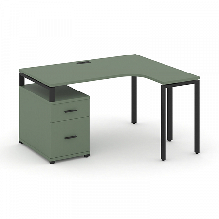 Стол эргономичный с опорной тумбой Concept CN.SA-304(R)