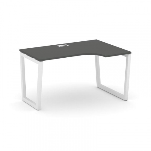 Style Project Стол рабочий эргоном. SN-5T2.SPA-022(R) Акация Лорка/Металл Антрацит/Заглушка Пластик фото 19