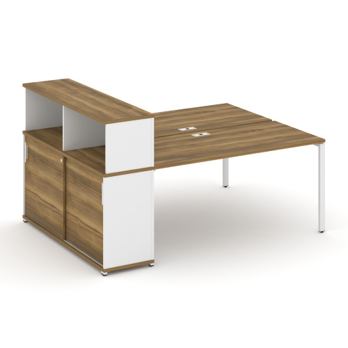 Бенч-система с опорным шкафом-купе с надставкой Concept CN.DRS-240 фото 8